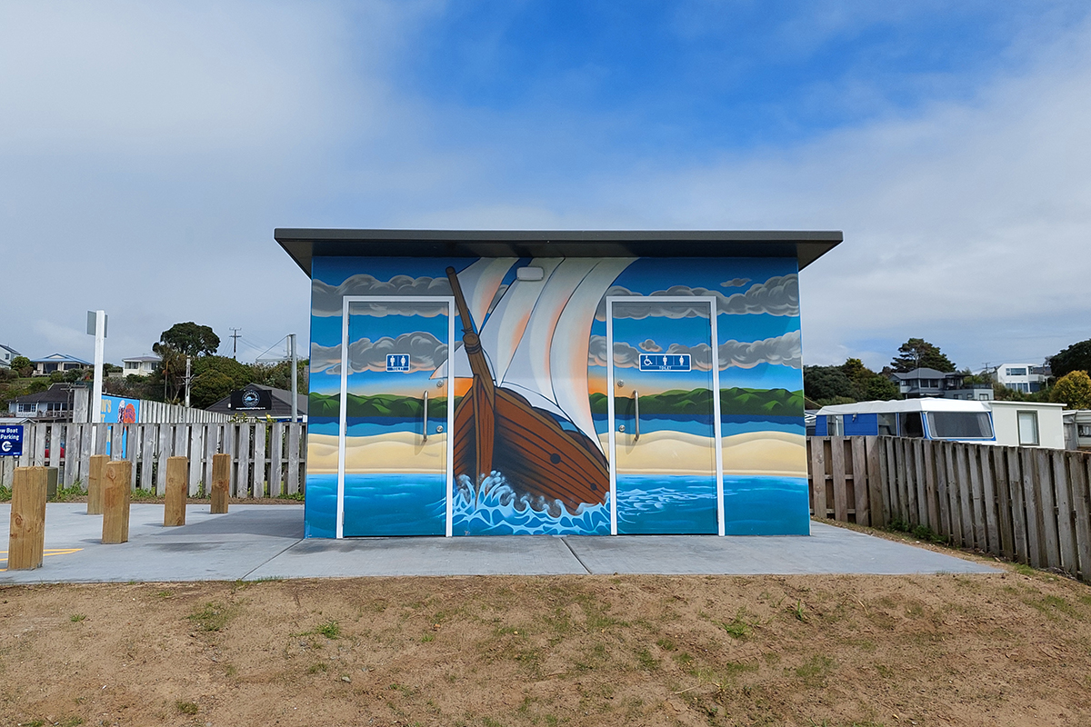 Toilet building