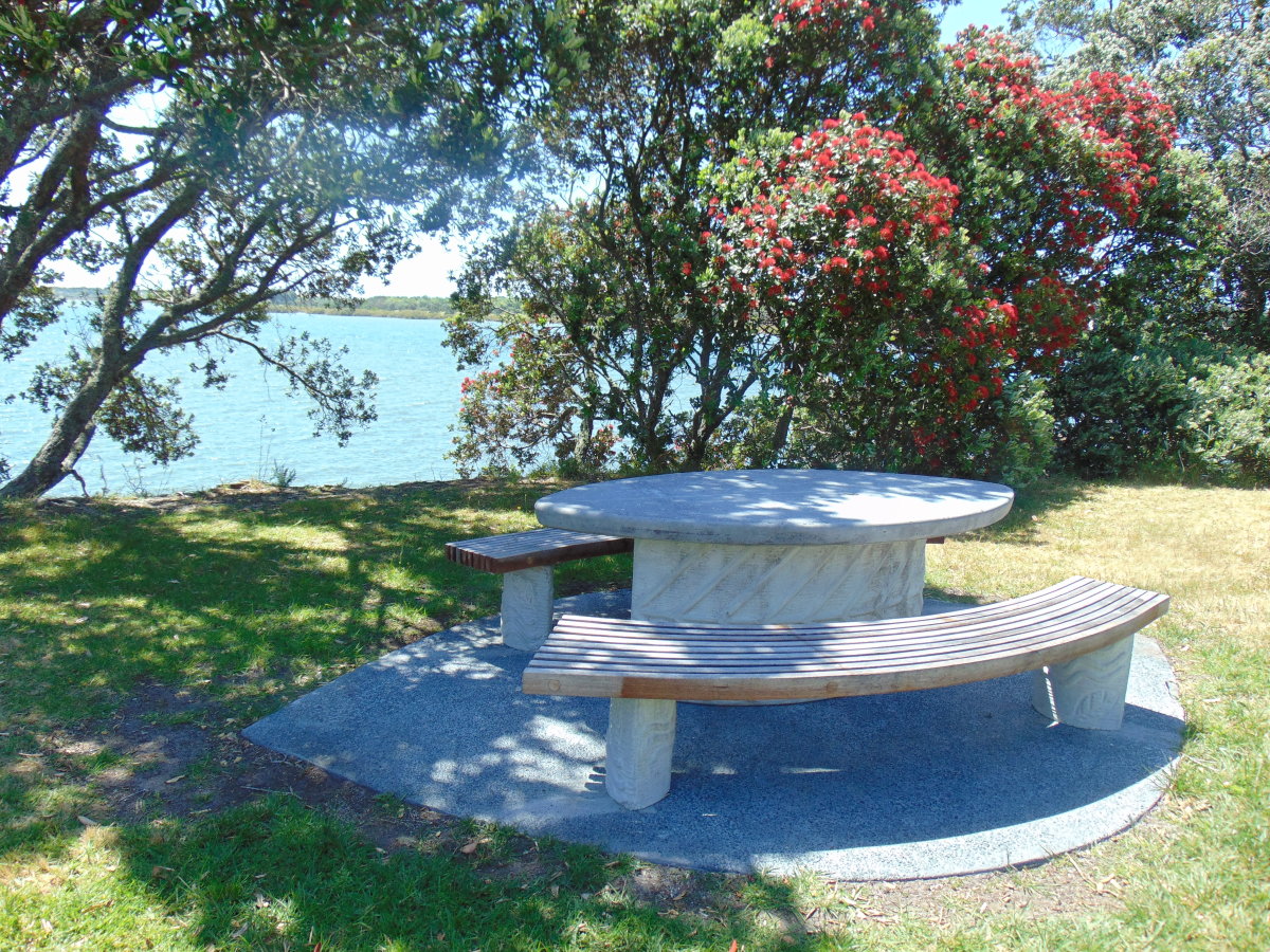 New picnic tables around Mangawhai 