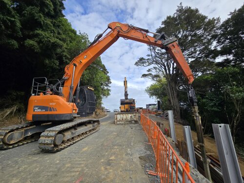 Mangawhai Road closure for slip site repairs