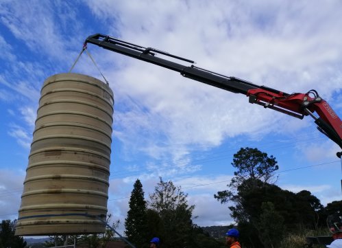 New lining and lid for Thelma Road South wastewater pump station