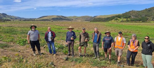 Farmers and growers attend Kaipara Water Demonstration Site field visit