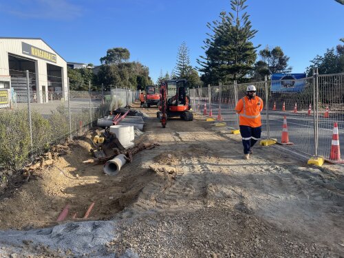 Molesworth Drive a hive of activity as shared paths works buzz