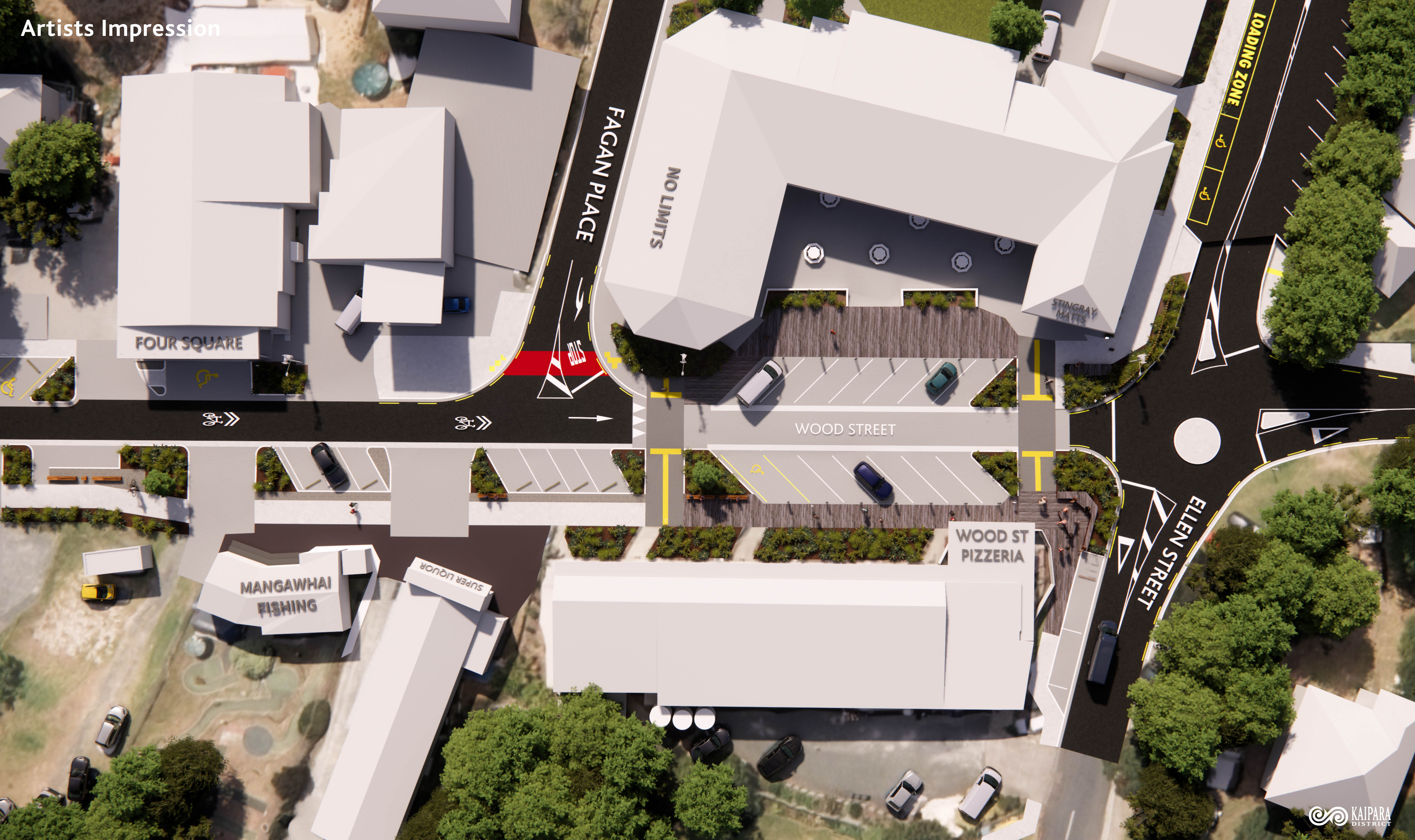 Street Rendrs Wood Street and surrounds revitalisation and stormwater, Kaipara ...